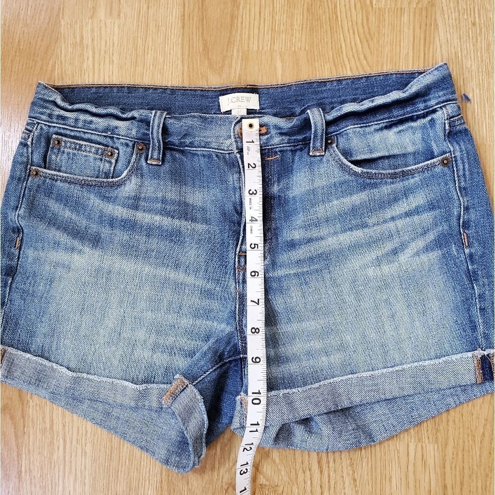 Crew Cuffed Denim Shorts size 27 - Picture 10 of 13